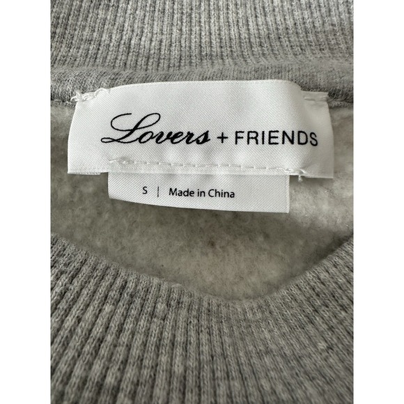 Lovers & Friends Jessa Sweatshirt Dress‎ Women's Small in Charcoal  Oversized - Picture 4 of 8